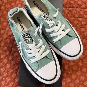 Converse Mint Green Canvas Sneakers